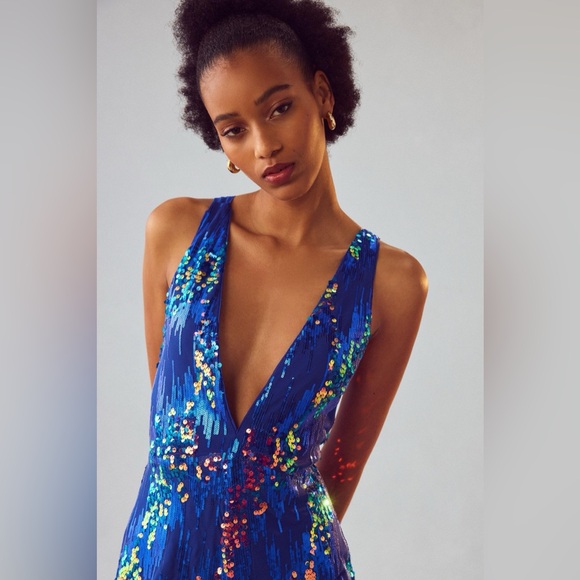 Anthropologie Sequined Jumpsuit! New With Tags !! - Picture 3 of 6